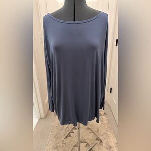 Piko 1988 Blue-Grey Long Sleeve Top, sz S